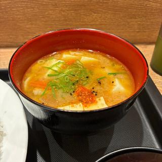 豚汁(松のや 千歳船橋店)
