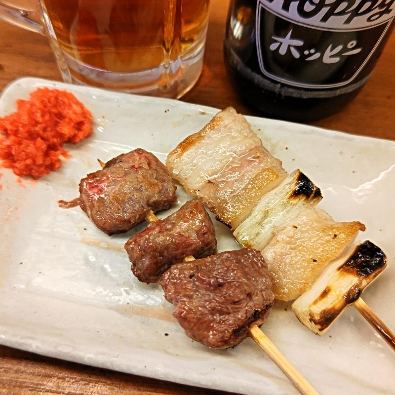 ハラミ・ねぎま(大船一丁目やきとん)