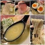 本日の限定　クリーミー牡蠣そば(麺屋 喜楽明人)