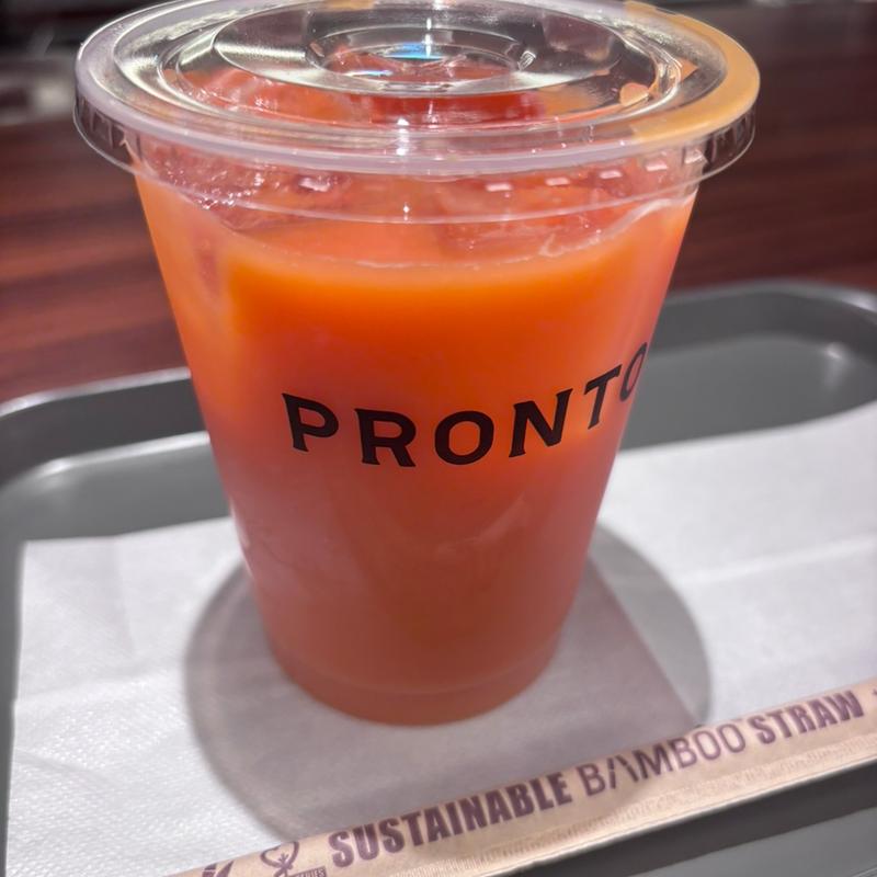 ブラッドオレンジジュース(PRONTO 新幹線博多駅店)