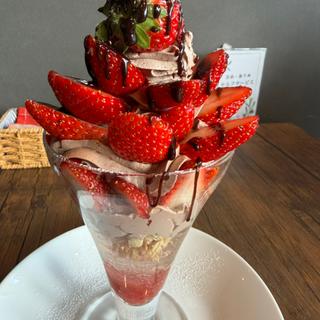 チョコいちごパフェ(HanGing)