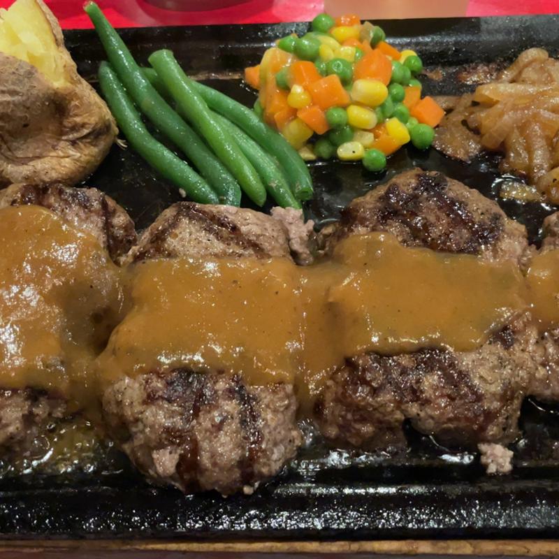 ダブルハンバーグステーキR(ハングリータイガー 横浜モアーズ店)