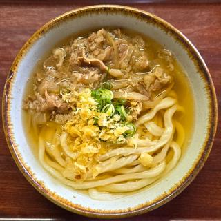 オリーブ牛肉うどん冷 小(あやうた製麺 )