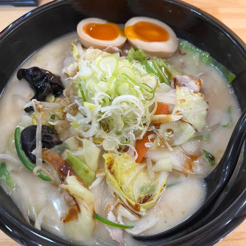 本塩肉野菜(大盛り)(北の麺房いちどう )