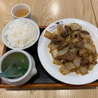 ラム肉クミン炒めセット(オアシス・ルート天山南路 oasis route)