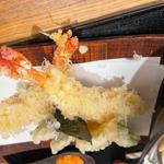 海老天ぷら蕎麦