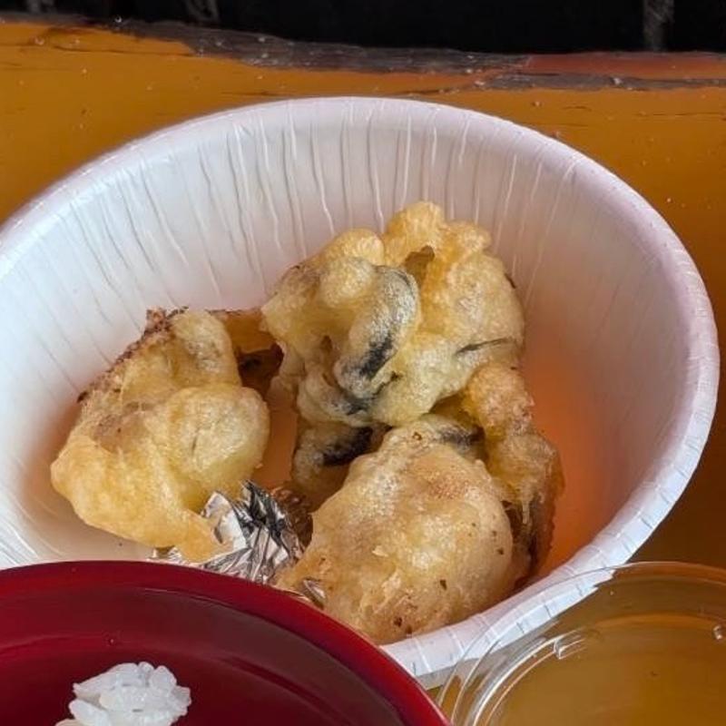 かき天ぷら(かき小屋 島田水産 )