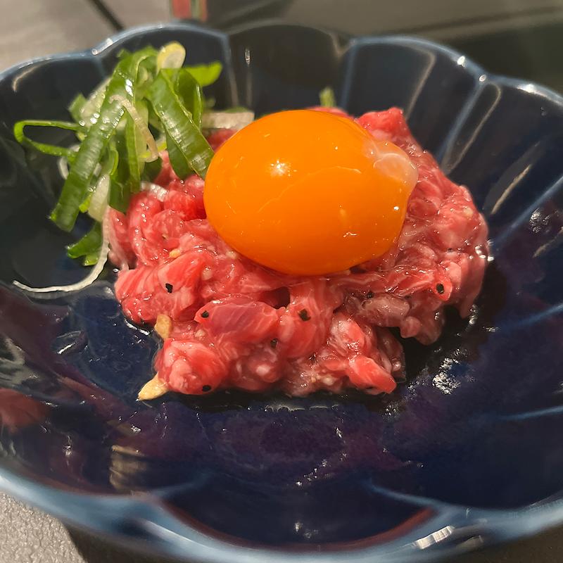 和牛ユッケ(焼肉 マウム 京都木屋町店)