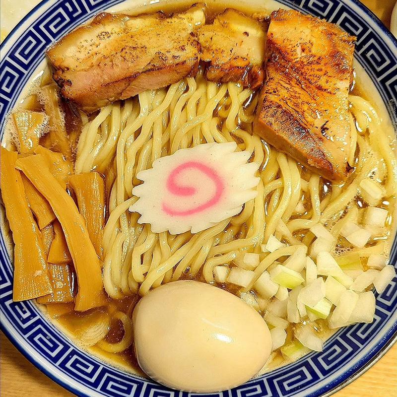 煮干しそば 大盛 味玉(煮干しそば流。)