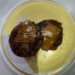 炙りハンバーグチーズマヨ(はま寿司 足立花畑店  )