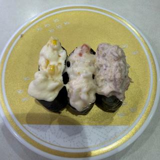 サラダ軍艦三種盛り