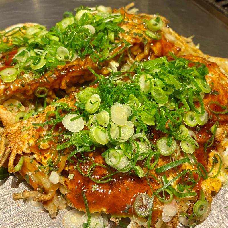 厳島焼（広島焼）(焼きそば お好み焼き 鉄板 厳島 天満天神橋本店)