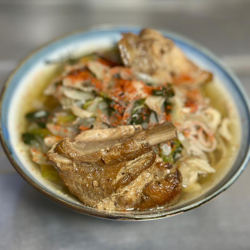 スペアリブそば(ベルクス 東墨田店)