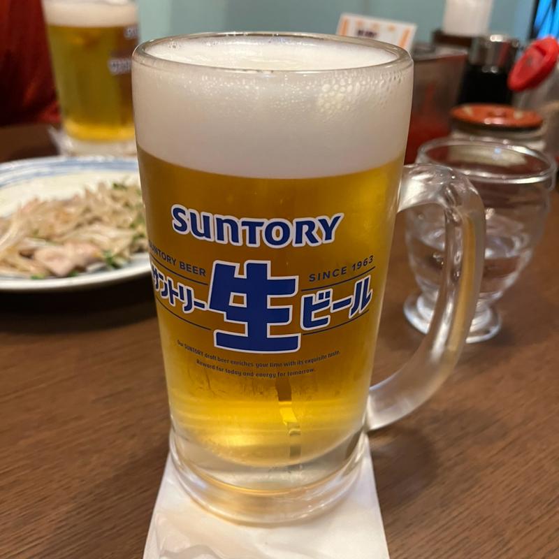 生ビール(とらや 東油山本店)