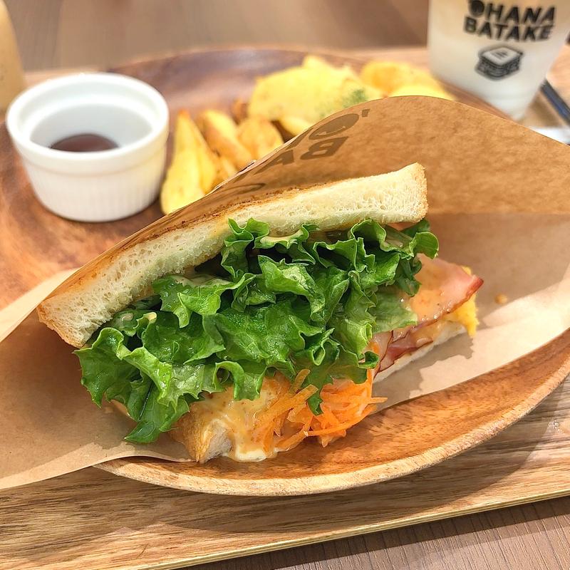 明太マヨ燻製ハム(ホットサンド専門店 'OHANABATAKE グランフロント大阪店)