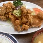 竜田揚げ定食(レストラン若竹)