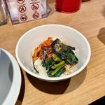 ナムルキムチごはん 並盛り(鶏Soba Toraや)