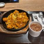 ミートボール入りミートソーススパゲッティ(天然温泉　平和島　レストランゆらり)