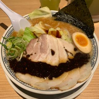 熟成醬油とんこつ黒チャーシュー麺(丸源ラーメン 上板橋店)