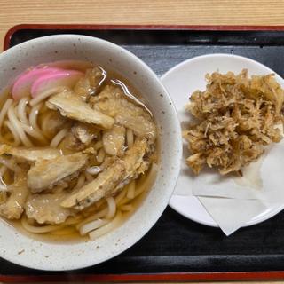 ゴボウ天うどん(一番うどん)