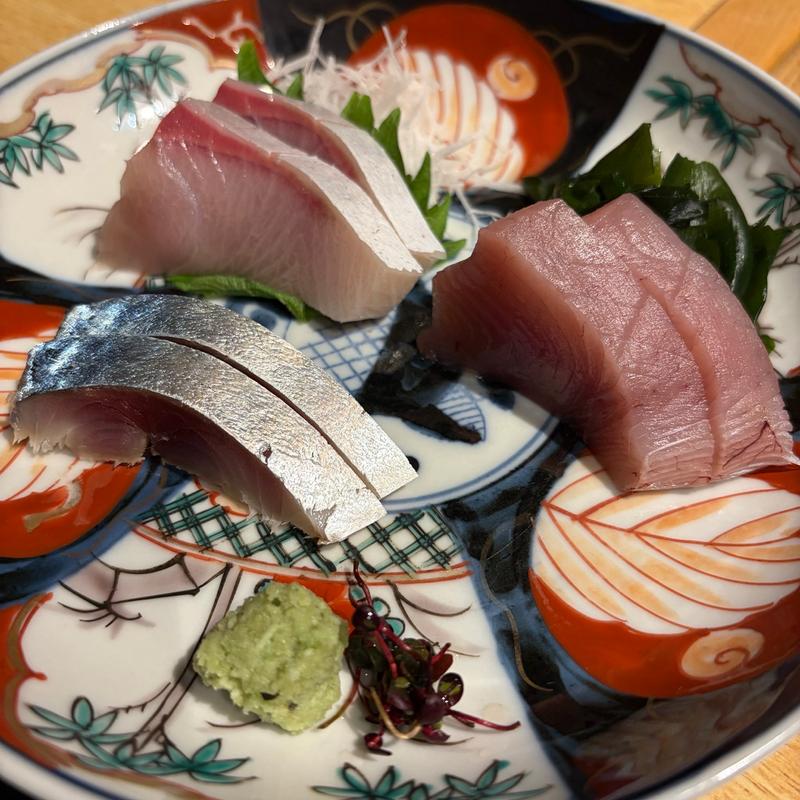 刺身の盛り合わせ(よりみち酒場 檜や)