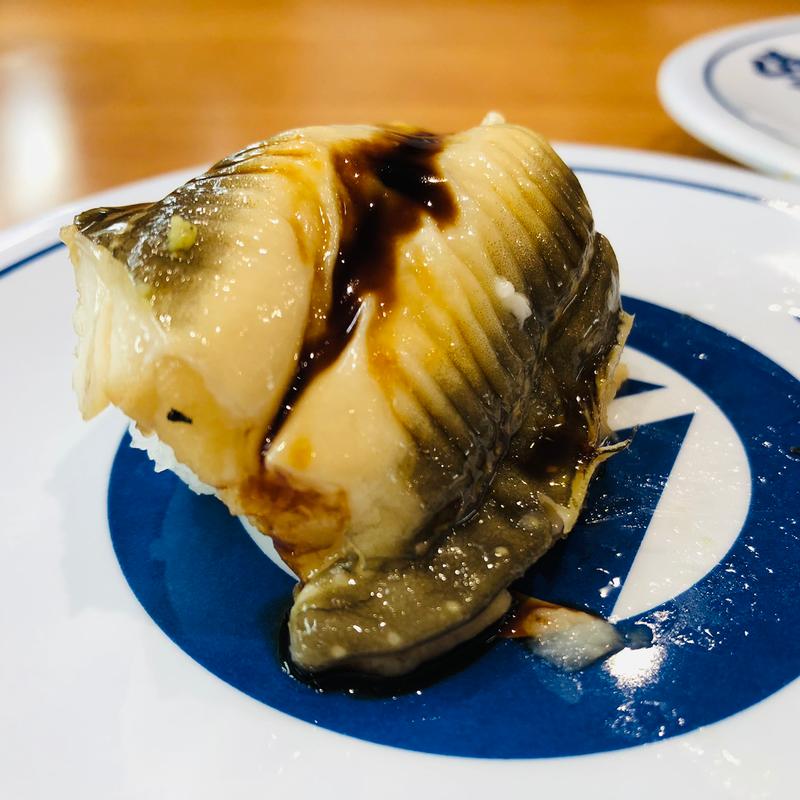 特大切り 活〆穴子（一貫）(くら寿司 鹿児島卸本町店)