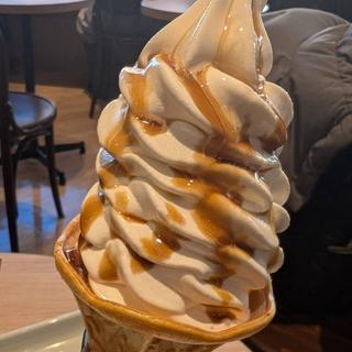 ソフトクリーム 黒糖