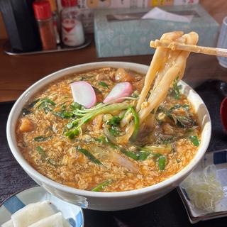 豚ニラ玉あんかけうどん
