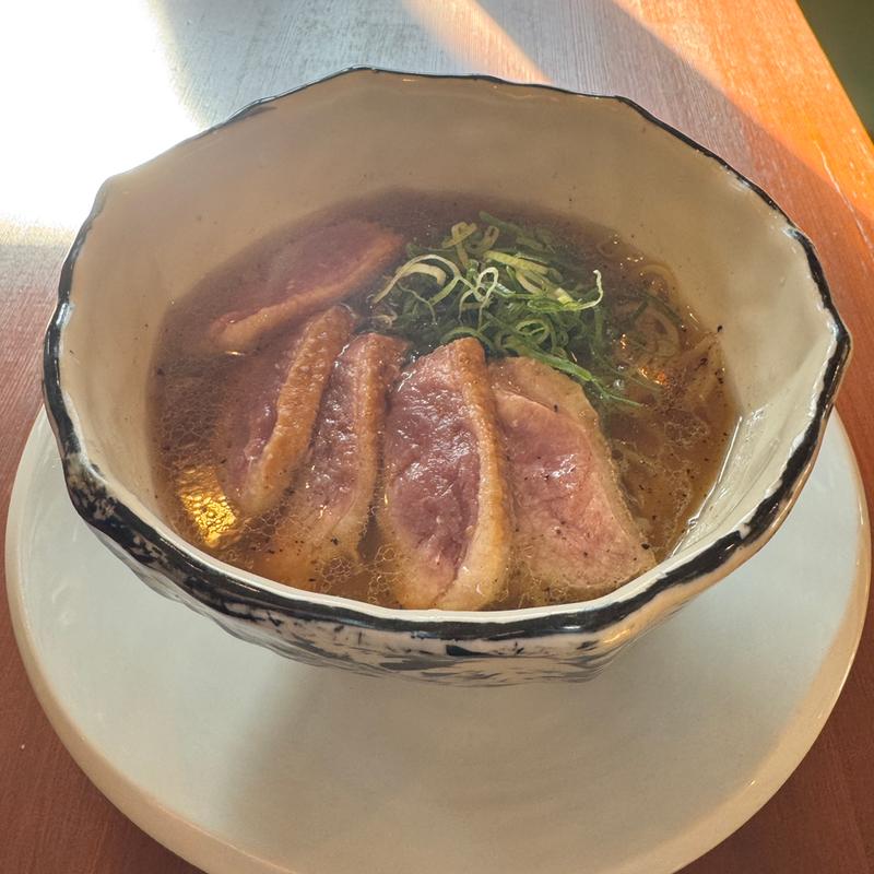 純鴨出汁中華そば(淡路島バーガープラス)