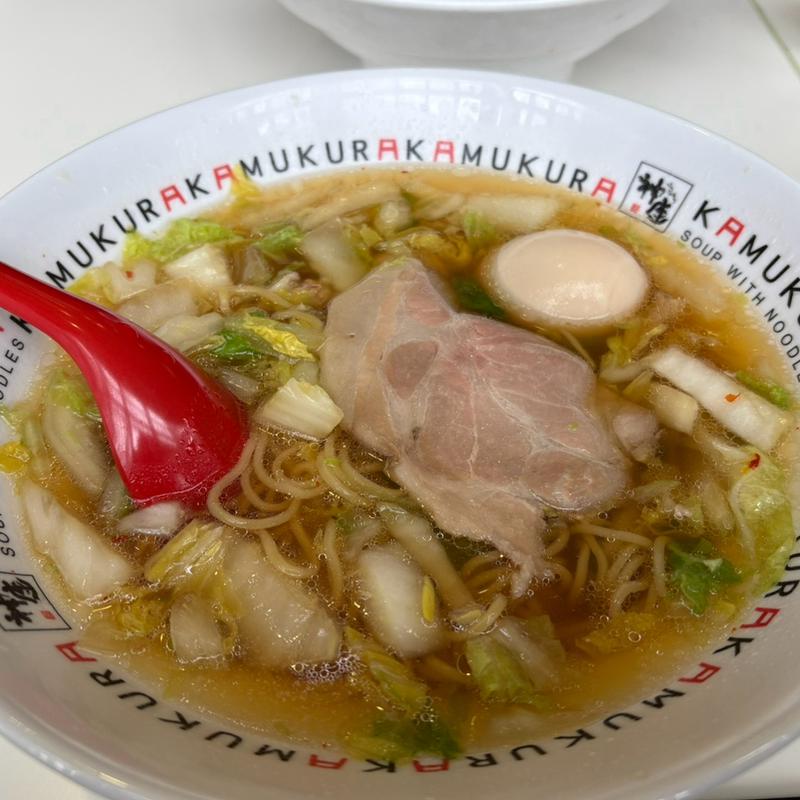 煮玉子ラーメン(どうとんぼり神座 イオン伊丹昆陽SC店)