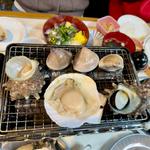 さざえ、ホタテ、はまぐり