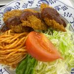 時計台定食（豚ヒレカツ）