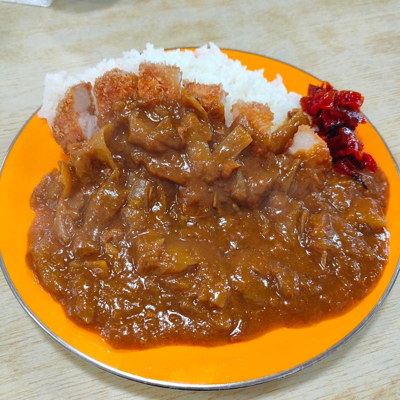 カツカレー(民宿 青塚食堂)