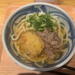 肉鶏天うどん