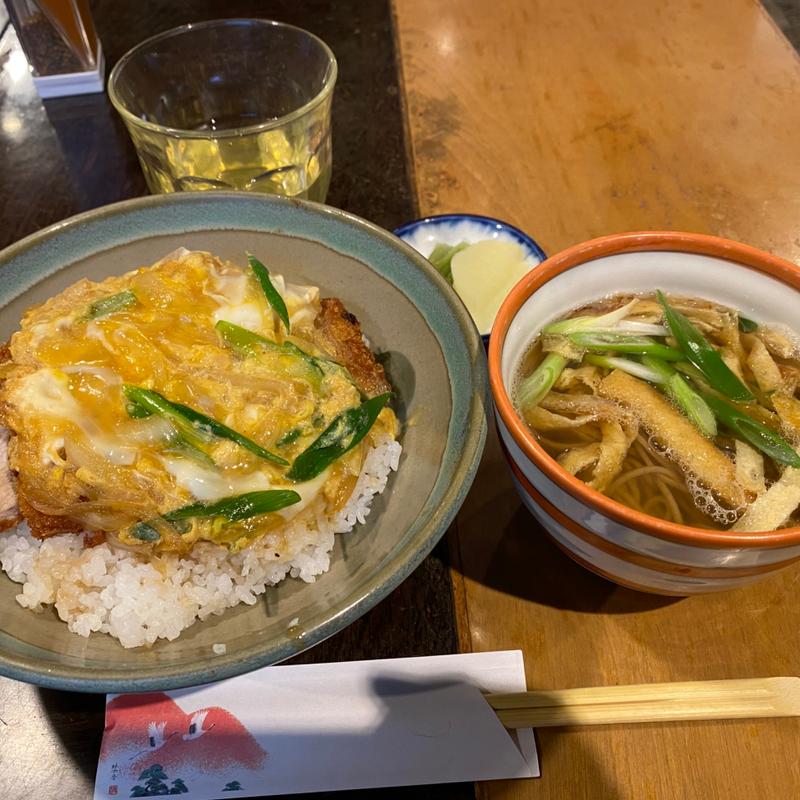 かつ丼とミニ蕎麦(きよし)