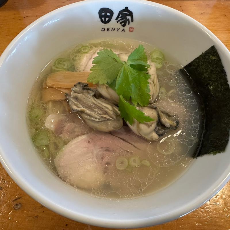 真鯛と牡蠣のそば(田家 本店 )