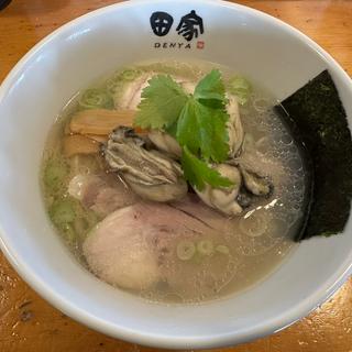 真鯛と牡蠣のそば