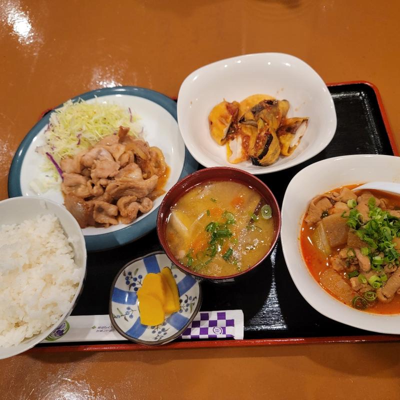 3品定食(友多加亭)