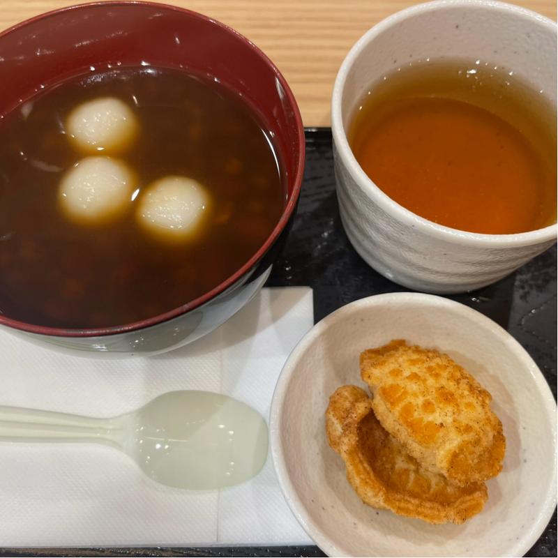 沖縄ホットぜんざい(ラテ・カフェ 那覇メインプレイス店)