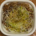 白髪ねぎ牛丼(並盛)