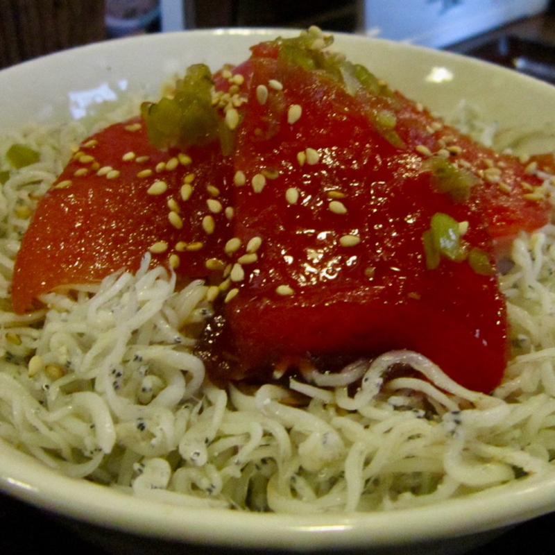 まぐろしらす丼(ごはん屋さくら(さくらエビ))