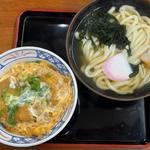 カツ丼セット うどん大盛り(どんどん 東岐波店)