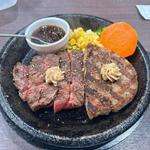 ワイルドステーキ&ハンバーグコンボ300g(いきなりステーキ 三軒茶屋店)