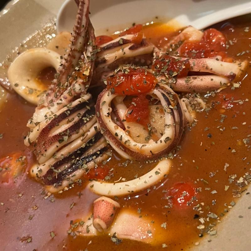 イカ　バジルトマト煮(旬鮮酒肴 あら磯)