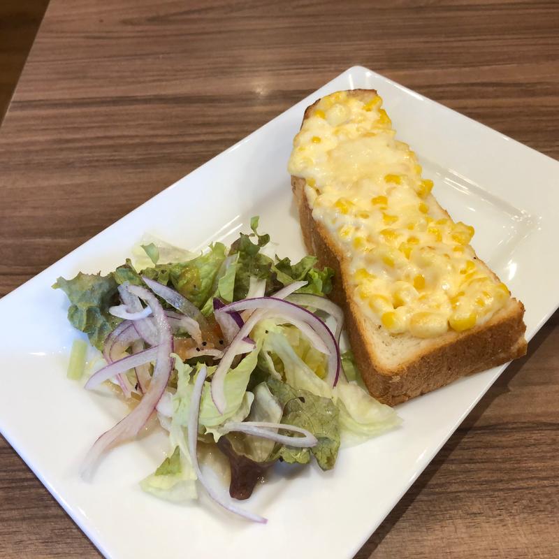 コーンマヨトースト(高倉町珈琲 柏の葉店)