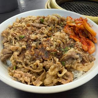 カルビ丼 中