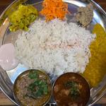 2種あいがけ(間借りカレー(アマテラスカフェ))