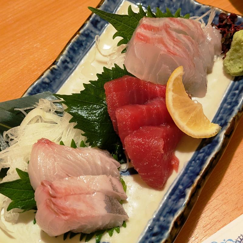 刺身盛り3種(トロ匠)