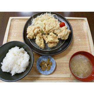 北海道塩ザンギ定食(めん六や)