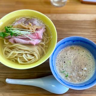 釜揚げ式泡系煮干しつけ麺